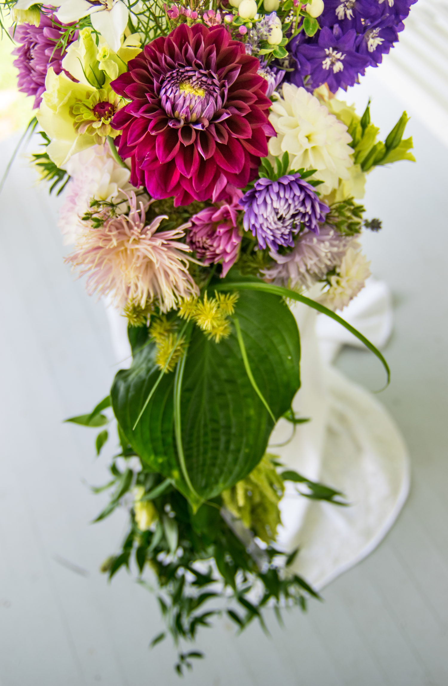 Cascading Wedding Bouquet The Cutting Garden